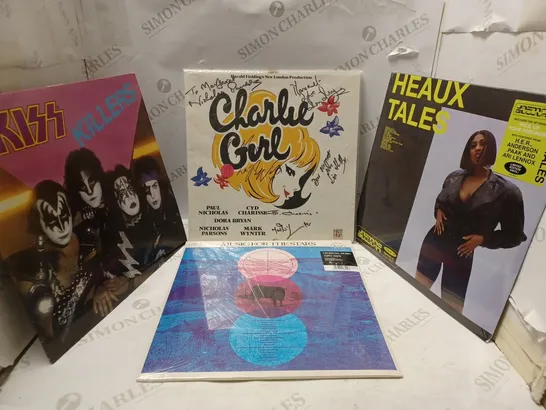 BOX OF APPROX 10 ASSORTED VINYL'S  TO INCLUDE - HEAUX TALES JAZMINE SULLIVAN - KISS KILLERS VINYL - MUSIC FOR THE STARS CLESTIAL MUSIC 1960 - 1979 ECT