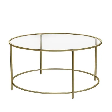 FREIDMAN FRAME COFFEE TABLE GOLD