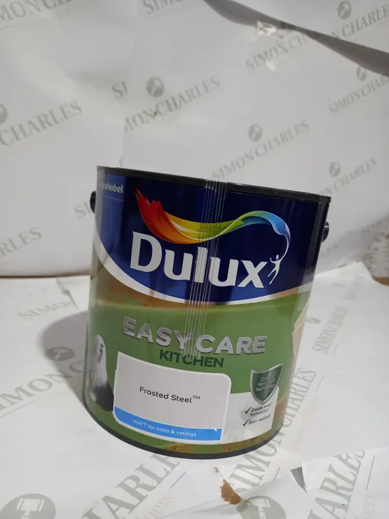 DULUX EASYCARE KITCHEN FROSTED STEEL MATT EMULSION PAINT, 2.5L