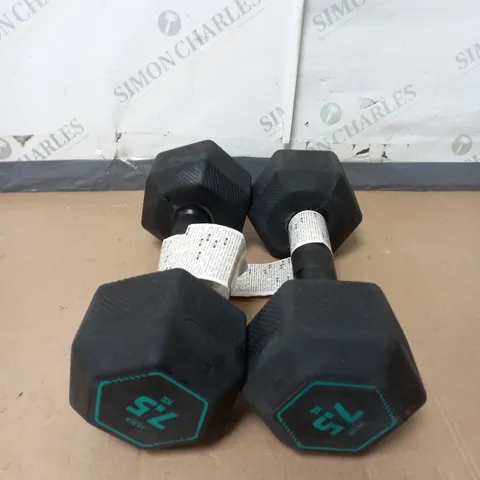 UNBOXED 7.5KG WEIGHTS 