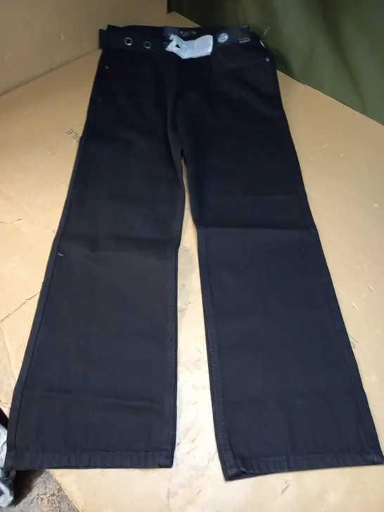 ZE ENZO 989 EZ BLACK JEANS - 32S