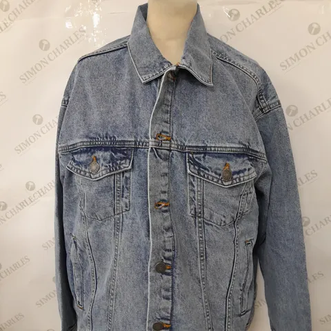 COTTON ON DENIM JACKET IN BLUE SIZE 40EU 