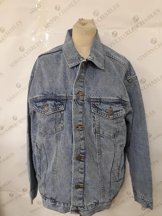 COTTON ON DENIM JACKET IN BLUE SIZE 40EU 