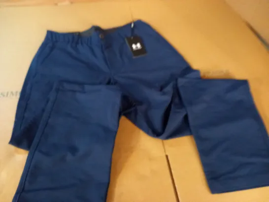 UNDER ARMOUR PERFORMANCE TAPER PANTS IN BLUE - 32/32