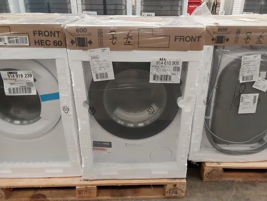 AEG 7000 LWR7496O4B FREESTANDING WASHER DRYER, 9/6KG LOAD, 1600PM SPIN, WHITE