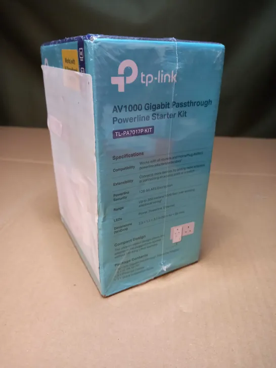 BOXED/SEALED TP-LINK PASS THROUGH POWERLINE STARTER KIT