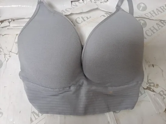 JOCKEY NATURAL BEAUTY SEAMFREE BRALETTE IN GREY SIZE SMALL 