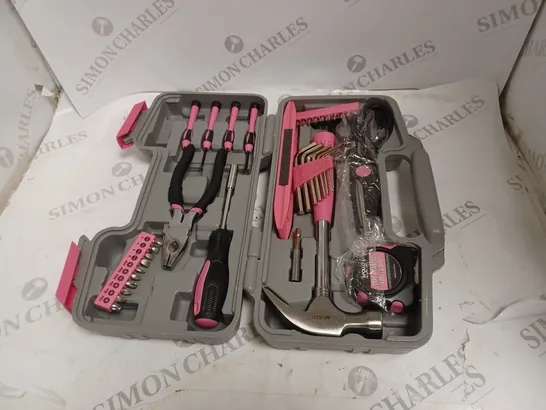 APOLLO PINK HOME & OFFICE DIY HAND TOOL KIT