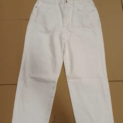 BIBA EMMA JEANS - WHITE/CREAM // SIZE: 14 (WAIST 32, REG 30)