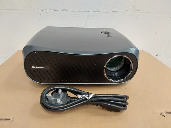 BOXED CAIWEI A12 AB DIGITAL LED PROJECTOR - MISSING REMOTE (1 BOX)