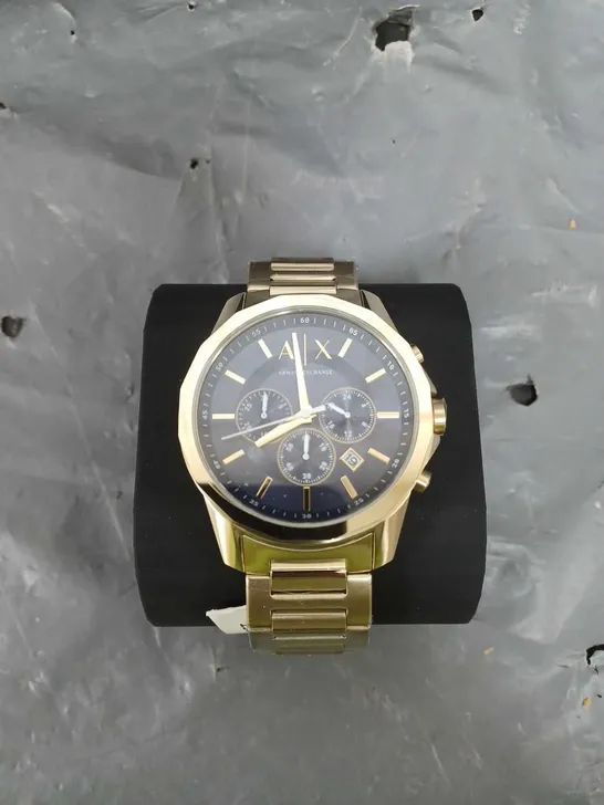 ARMANI EXCHANGE MEN'S CHRONOGRAPH, GOLD-TONE STAINLESS STEEL WATCH ONLY