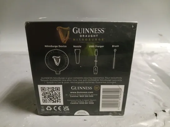 SEALED GUINNESS DRAUGHT NITROSURGE DEVICE