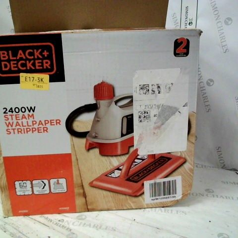 BLACK AND DECKER 2400W STEAM WALLPAPER STRIPPER 