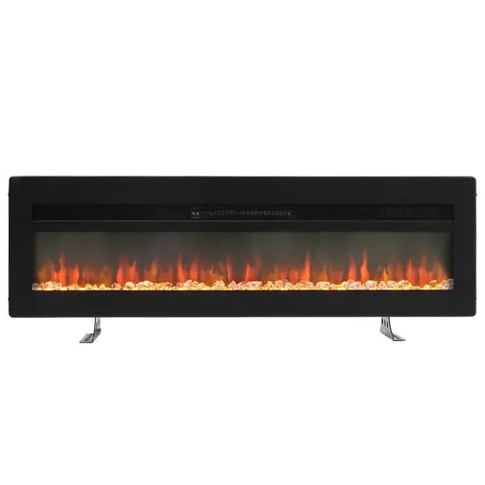 BOXED WARMIEHOMY BLACK ELECTRIC FIREPLACE (1 BOX) SIZE: 115.5X22.6X42CM