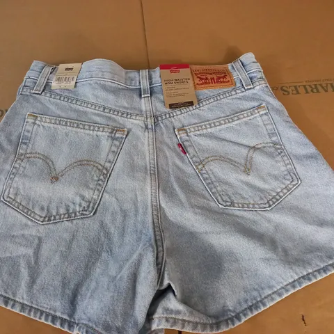 LEVIS HIGH WAISTED MOM SHORTS - 28