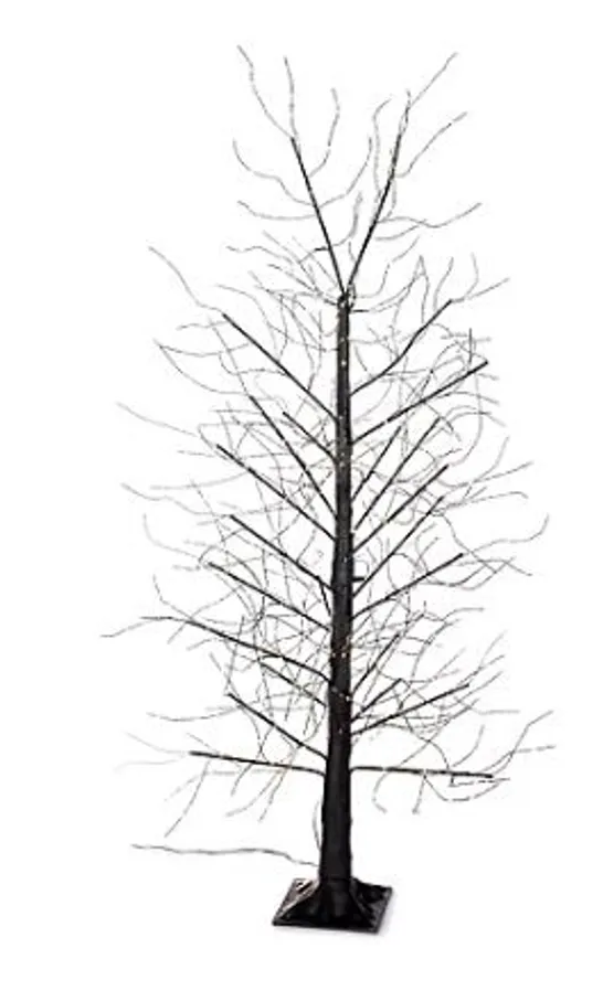 HOME REFLECTIONS MULTI FUNCTION MICRODOT DEW DROP LED TREE BLACK 6FT- COLLECTION ONLY