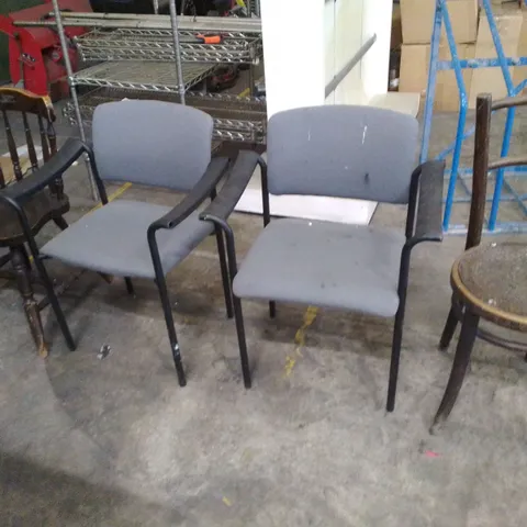 FOUR ASSORTED DINING CHAIRS