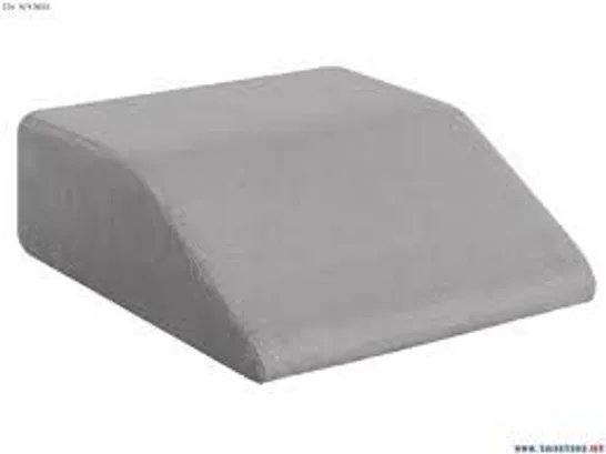 BOXED COSTWAY LEG ELEVATION PILLOW WITH WASHABLE COVER FOR SLEEPING - GREY