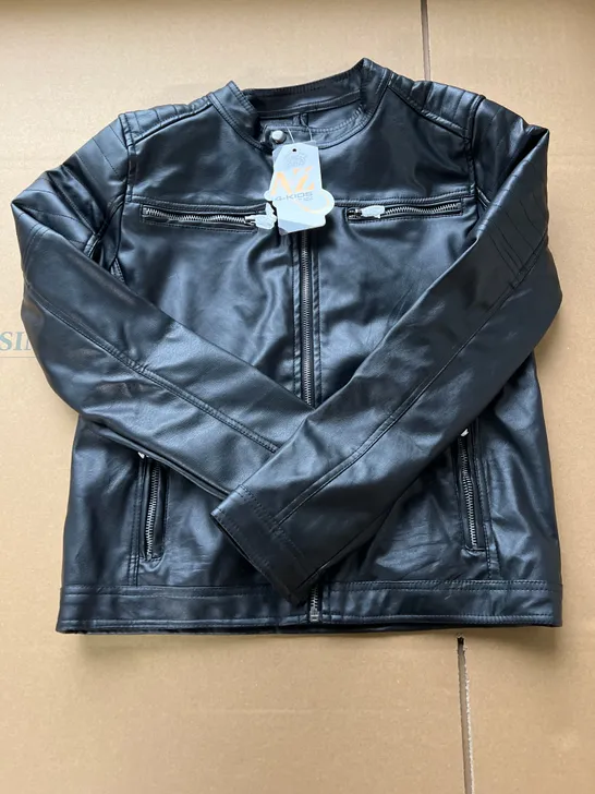 A-Z AGE 13 FAUX LEATHER JACKET 