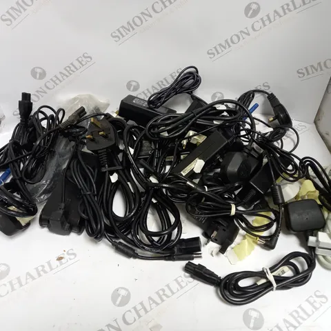 BOX OF APPROXIMATELY 20 ASSORTED POWER SUPPLIES 