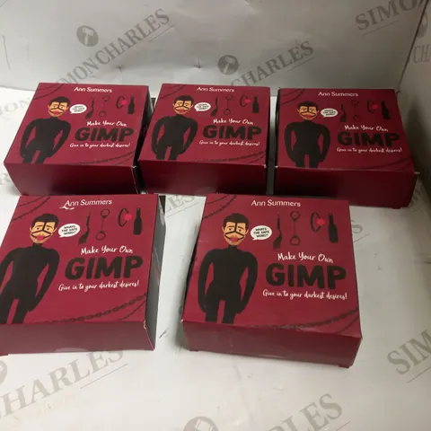 LOT OF 5 ANN SUMMERS MAKE YOUR OWN GIMP DOUGH MODEL TOYS