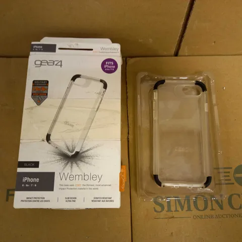 BOX OF APPROX 3 PACKS OF GEAR4 WEMBLEY IPHONE PROTECTIVE CASES