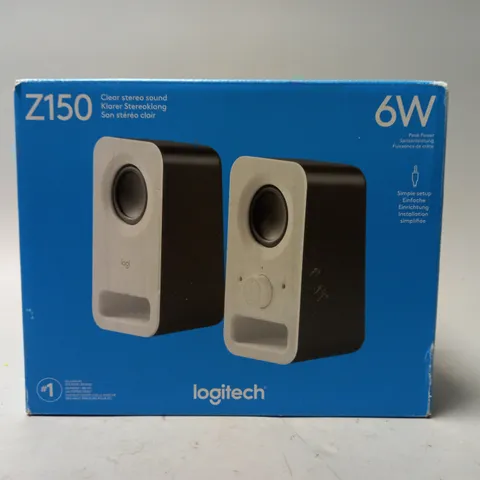 BOXED LOGITECH Z150 CLEAR STEREO SOUND
