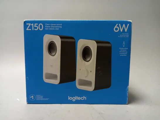 BOXED LOGITECH Z150 CLEAR STEREO SOUND