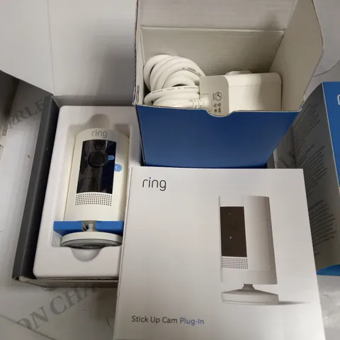 BOXED RING STICK UP CAM PLUG IN SECURITY CAMERA