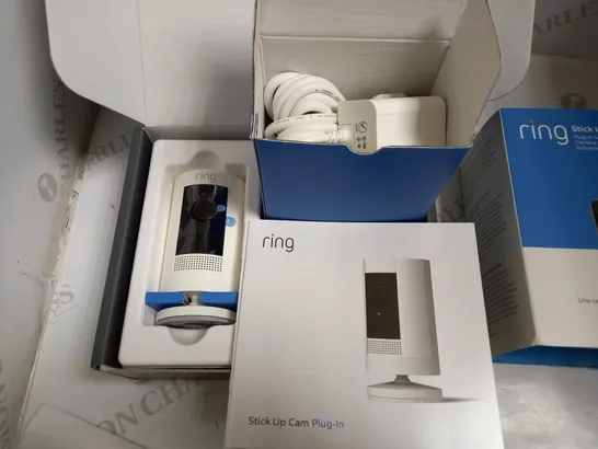 BOXED RING STICK UP CAM PLUG IN SECURITY CAMERA