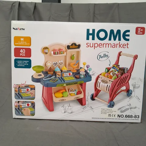 BOXED DELEX MARKET SET AND SHOPPING CART