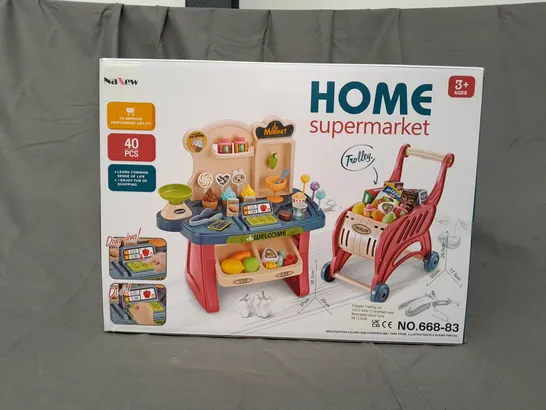 BOXED DELEX MARKET SET AND SHOPPING CART
