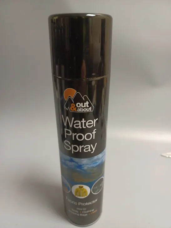 BOXED 12 X BOTTLES OF WATER PROOF SPRAY 