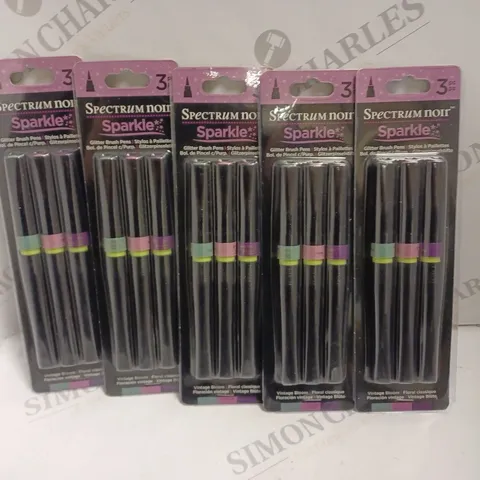 5 X SPECTRUM NOIR 3PK SPARKLE PENS SET