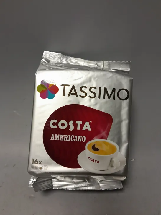 BOX OF 5 TASSIMO COSTA AMERICANO PODS