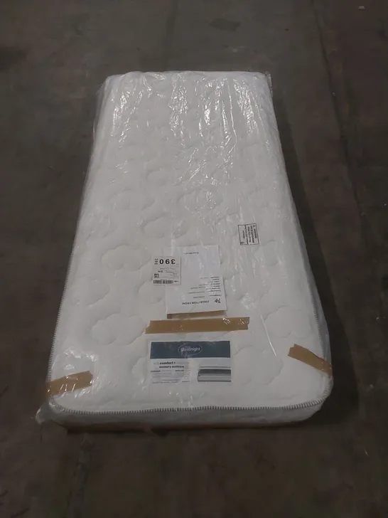 QUALITY BAGGED SILENTNIGHT 3' SINGLE KIDS MEMORY MATTRESS 