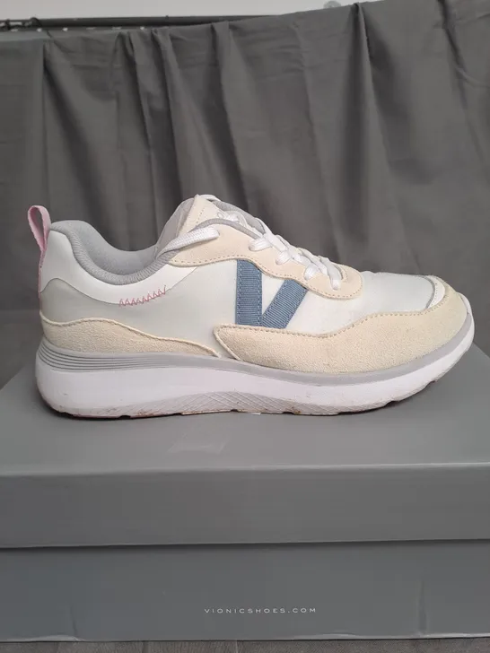 VIONIC DESIGNER TRAINERS - WHITE - UK SIZE 6