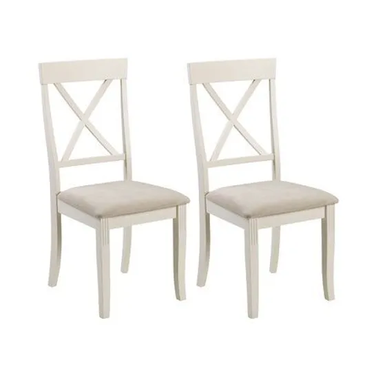 BOXED CONKLIN UPHOLSTERED DINING CHAIR IVORY