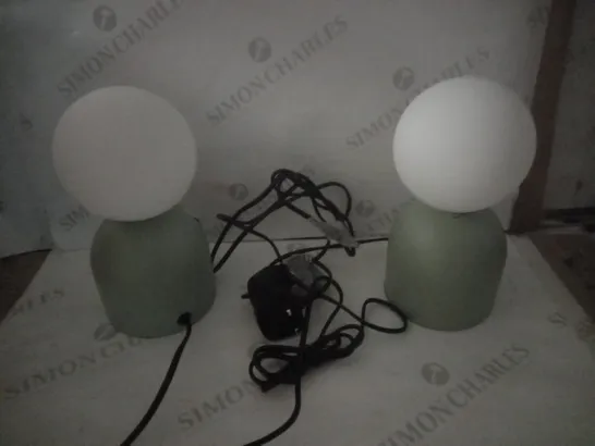 JOHN LEWIS LUPO TOUCH LAMP PAIR