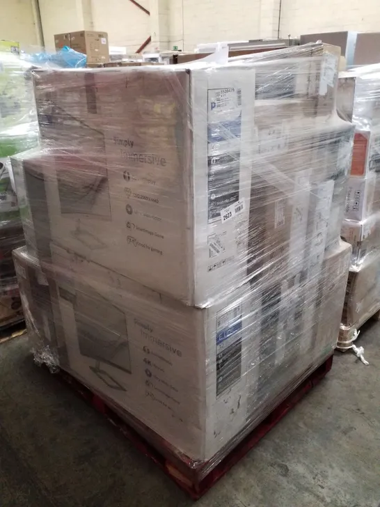 PALLET OF APPROXIMATELY 18 UNPROCESSED RAW RETURN MONITORS TO INCLUDE;