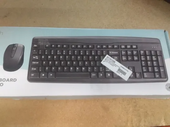 BOXED WIRELESS KEYBOARD & MOUSE COMBO