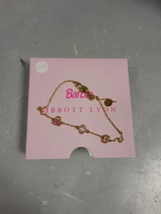 ABBOTT LYON BARBIE FIXED CHARM BRACELET 