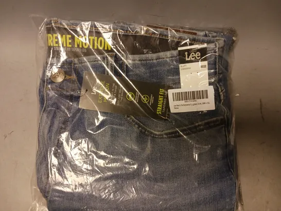 BRAND NEW LEE STRAIGHT FIT TAPERED FIT JEANS IN BLUE SIZE 38/32