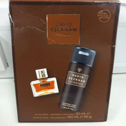 BOXED DAVID BECKHAM INTIMATELY EAU DE TOILETTE GIFT SET