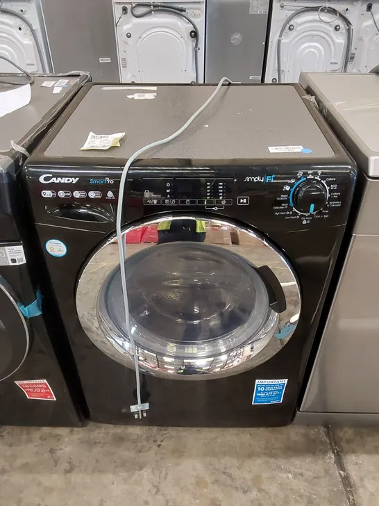 CANDY SMART PRO SIMPL- FI WASHER DRYER IN BLACK, MODEL: CSOW4963TWCBE80