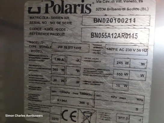 POLARIS TALL COMMERCIAL FRIDGE 