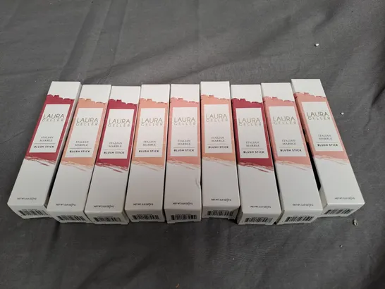 9X LAURA GELLER VARIOUS ITALIAN MARBLE BLUSH STICK