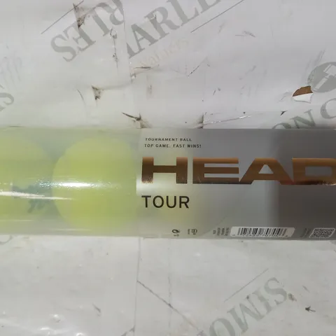 HEAD TOUR TOURNAMENT TENNIS BALLS (PACK OF 4)