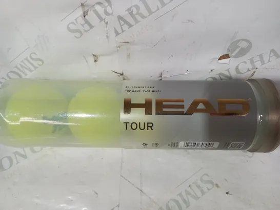 HEAD TOUR TOURNAMENT TENNIS BALLS (PACK OF 4)