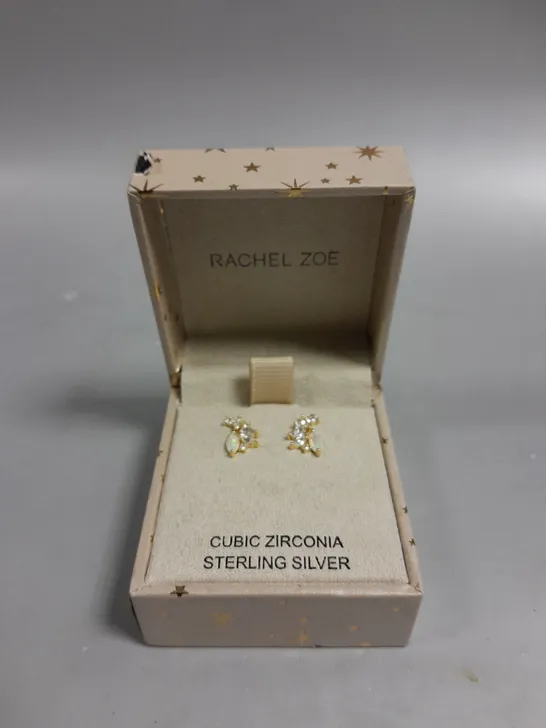 RACHEL ZOE CUBIC ZIRONIA EARRINGS 